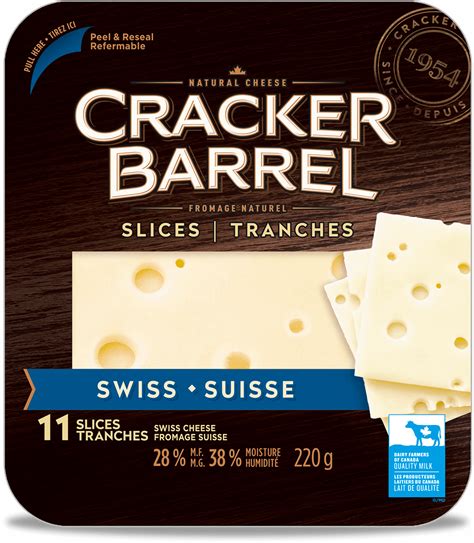 Swiss | Slices | Our Cheese | Cracker Barrel