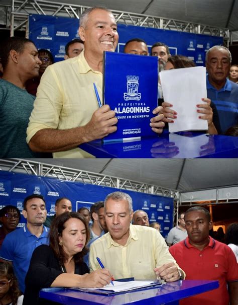 Municípios Prefeito Joaquim Neto Participa De Inauguração E Anuncia