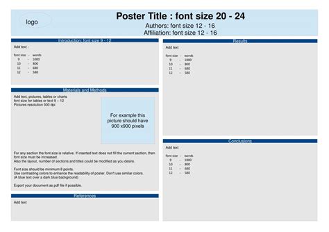 PPT - Poster Title : font size 20 - 24 PowerPoint Presentation, free ...