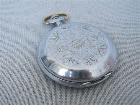 Soviet Pocket Watch Vintage Watch Russian Watch Molnija Etsy