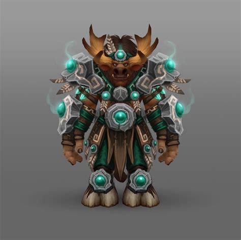 Artstation Fan Art World Of Warcraft Racial Class Armor Design