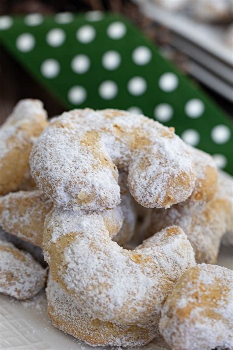 Walnut Crescent Cookies