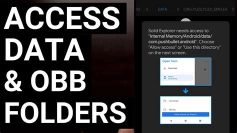 How To Access The Android Data Android Obb Folders On The Phone