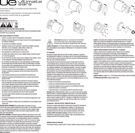 Logitech Far East S00163 Wireless Bluetooth Speaker User Manual