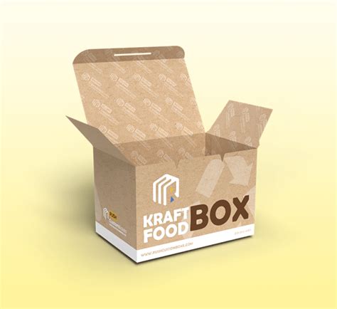 Custom Kraft Food Boxes Recyclable Packaging Rcb