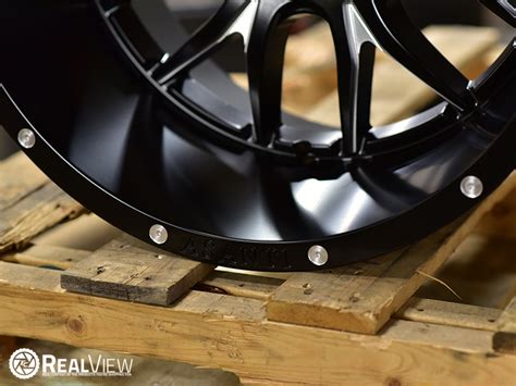 RealView Of Asanti Offroad AB807 Carbine Satin Black W Milled Spokes