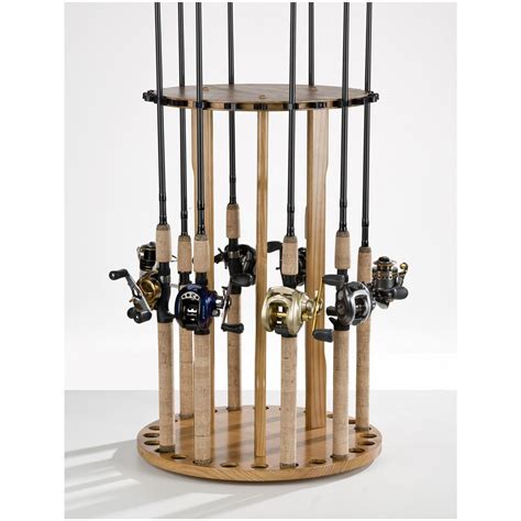 Organized Fishing 24 Rod Round Floor Rod Rack 231536 Rod Storage