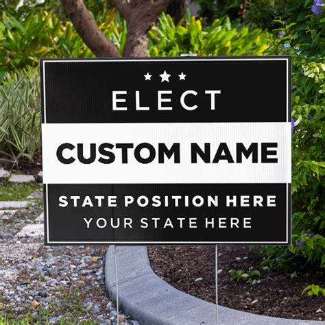Generic Custom Political Yard Sign