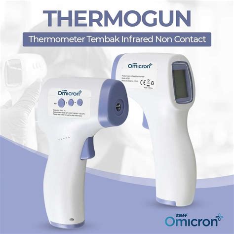 Jual Taffomicron Termometer Suhu Badan Infrared Digital Non Contact