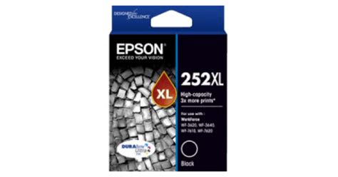 Genuine Epson 252xl Black Ink Cartridge High Yield Printzone®