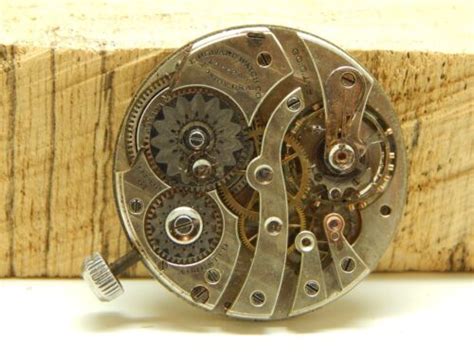 Antique E Howard Pocket Watch Movement Grade Series 8 12s 19j Circa