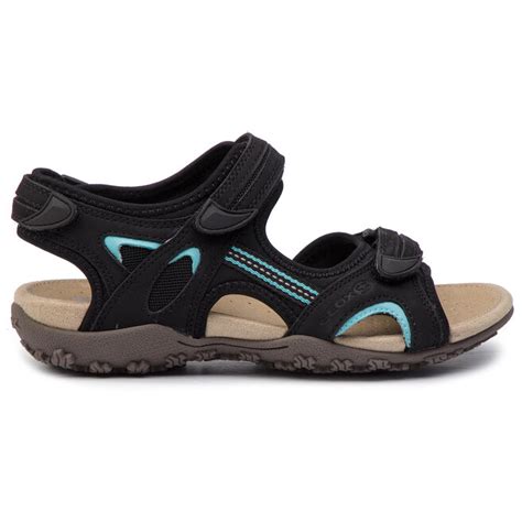 Sandalen Geox D Sand Strel B D9225B 0EK15 C9999 Black Eschuhe De