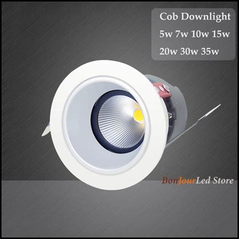 New W W W W W W Led Cob Downlight Spot Recessed Ceiling Lamp