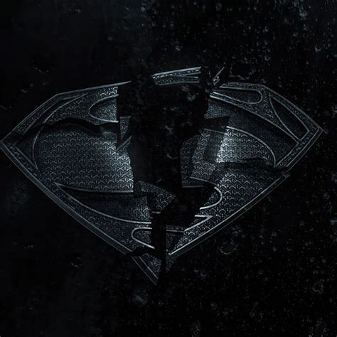 The Batman V Superman Logo Is Seen In This Still Unseen Image From