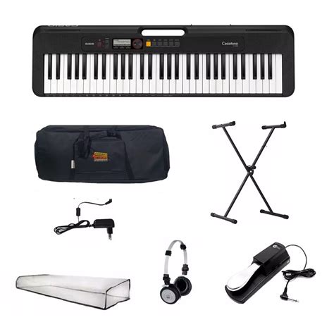 Teclado Casio Casiotone Ct S Bk Preto Kit Platinum Na Americanas