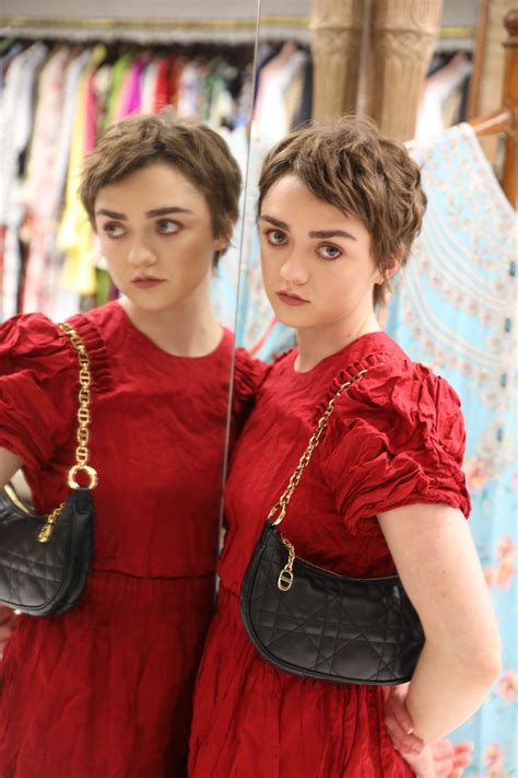 Maisie Williams Christian Dior Fall 2023 Collection Portraits