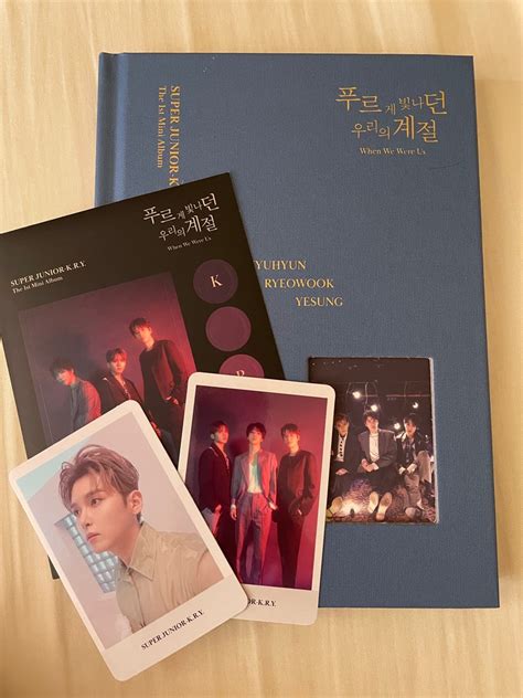 SUPER JUNIOR KRY專輯 興趣及遊戲 收藏品及紀念品 韓流 Carousell