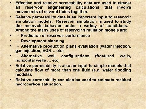 Introduction Effective Permeability Relative Permeability Ppt