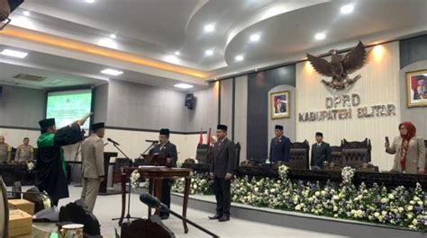 Moh Ansori Gantikan Kursi Nur Fatoni Di Dprd Kabupaten Blitar Yang