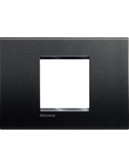 BTicino LNA4819AR LivingLight 2 Anthracite Centered Module Plate