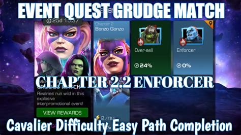 MCOC Event Quest Grudge Match Cavalier Difficulty Chapter 2 2 Enforcer