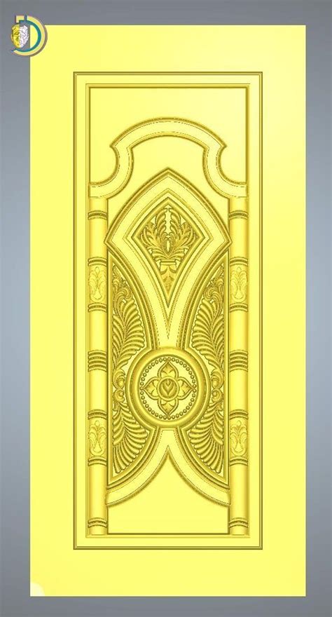 3d Door Design 001 Wood Carving Free Rlf File For Cnc Router Dezin Info