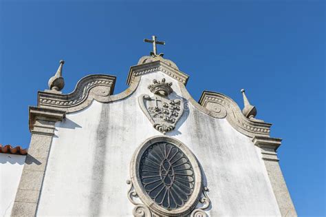 Detalhes Arquitetônicos Da Igreja Da Misericórdia Em Esposende Portugal