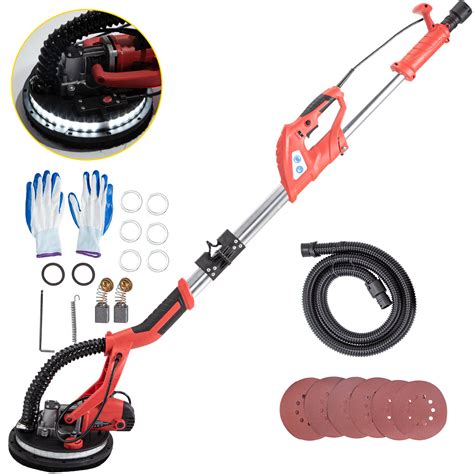 VEVOR Electric Drywall Sander 850W with LED Strip Light, Foldable