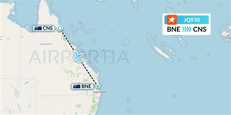 JQ930 Flight Status Jetstar Airways Brisbane To Cairns JST930