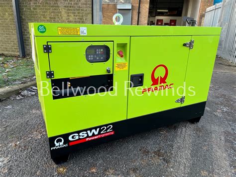 Pramac Gsw22 20kva Perkins Generator Bellwood Rewinds