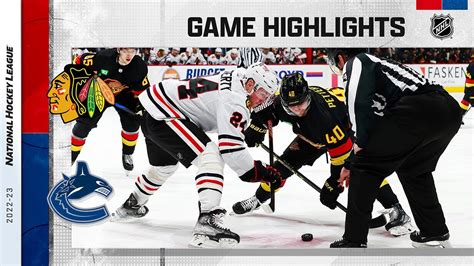 Blackhawks Canucks Nhl Highlights Love Nhl