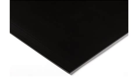 Rs Pro Clear Black Plastic Sheet 1000mm X 500mm X 3mm Rs