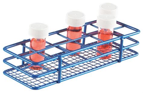 Heathrow Scientific Test Tube Rack Blue En Hs Grainger