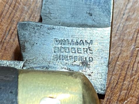 Vintage William Rodgers Sheffield 2 Blade Folding Pocket Knife 3 5 Closed Ebay