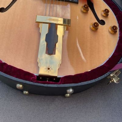 Gibson Custom Shop L Ces Archtop Natural Crimson Reverb