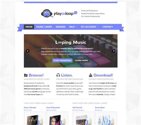 Browse plenty of Royalty-free background Music Loops within 29 ...