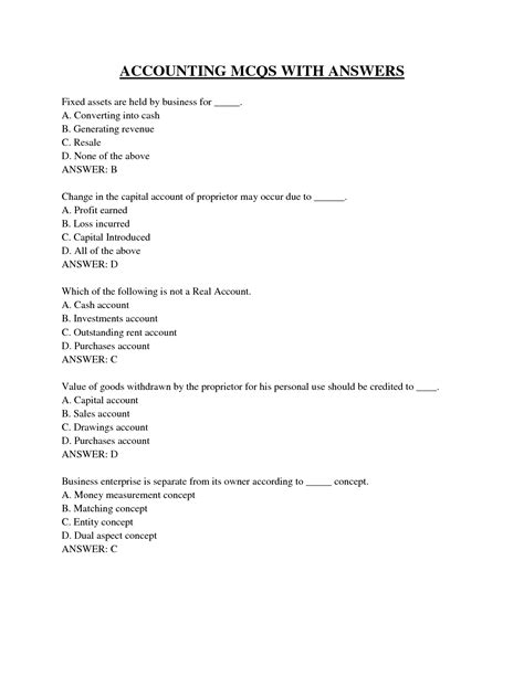 SOLUTION Accounting Mcqs With Answers Studypool