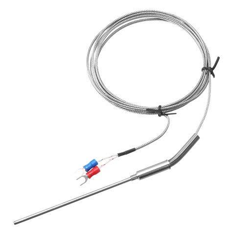 K Type Thermocouple Temperature Sensor Probe 1 8 X4 6 6ft Cable 0 To 1000°c 32 To 1832°f