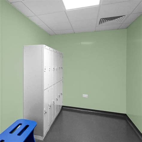 Avocado Green Hygienic Wall Cladding Pvc Mm Foot Gloss