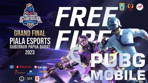 GRAND FINAL FREE FIRE PUBG MOBILE PIALA ESPORTS GUBERNUR PAPUA