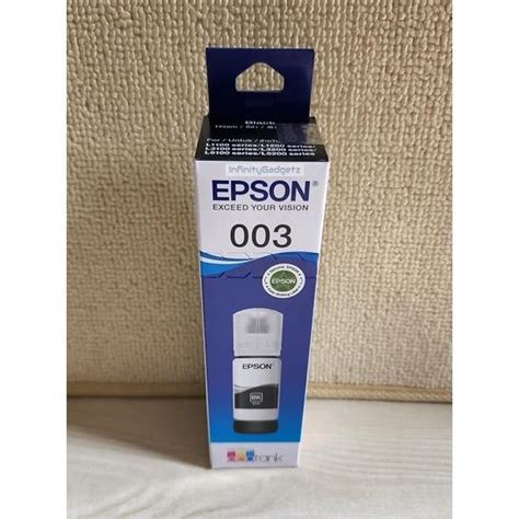 Genuine Epson 003 Ink Black Lazada Ph