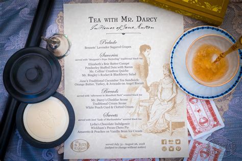 Tea With Mr Darcy The St James Tearoom