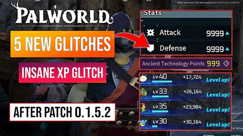 Palworld 5 New Glitches After Patch 0 1 5 2 Insane XP Glitch Money