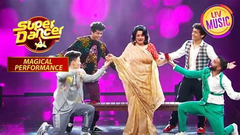 Moushumi ज क इन Dancers न दय एक Tribute Super Dancer 4 Magical