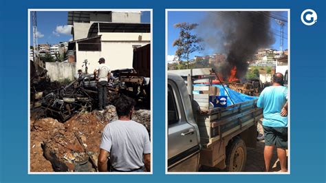 A Gazeta Incêndio em oficina destrói ônibus no Centro de Alegre