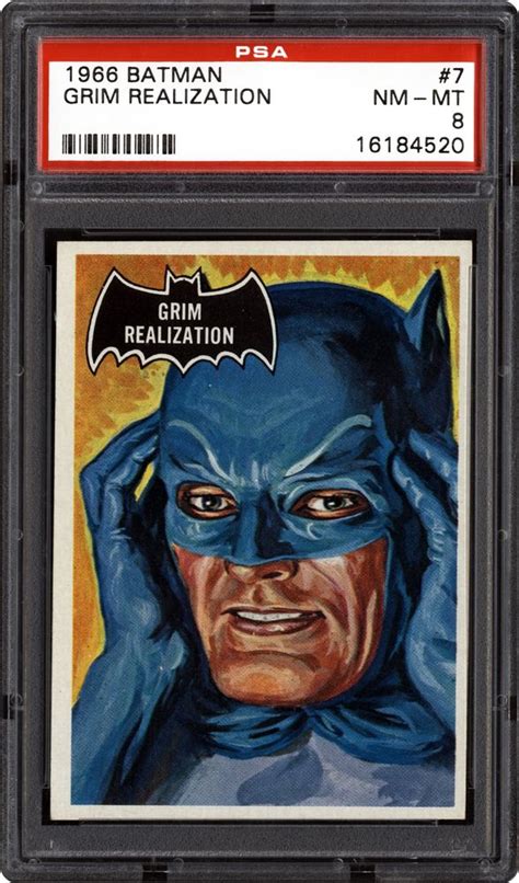 1966 Batman Black Bat Grim Realization Psa Cardfacts®