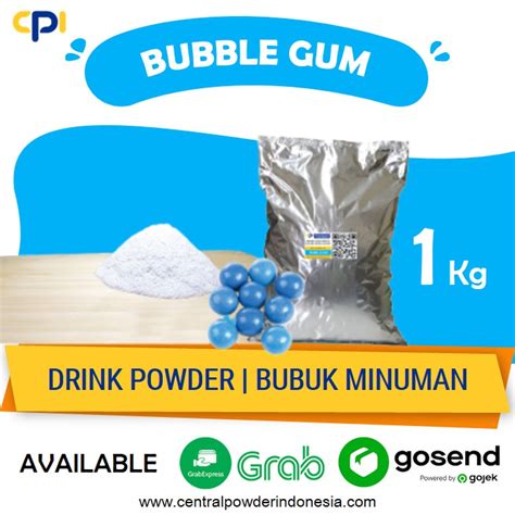 Jual POWDER DRINK BUBUK MINUMAN BOBA RASA BUBBLE GUM PERMEN KARET