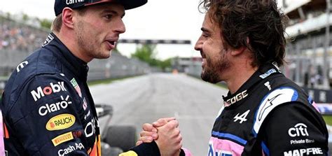 Fernando Alonso Disfruta Del Talento De Max Verstappen