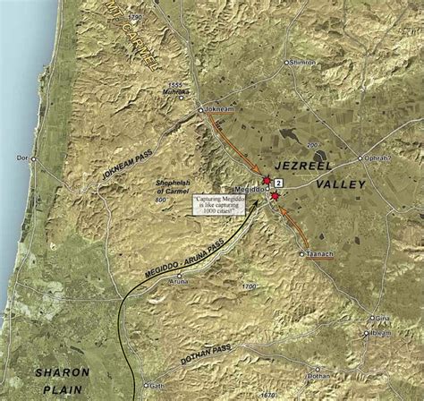 Collection 102 Pictures Where Is The Valley Of Megiddo On A Map Sharp