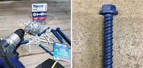 How To Use Tapcon Screws In Concrete Floor Easy Instructions